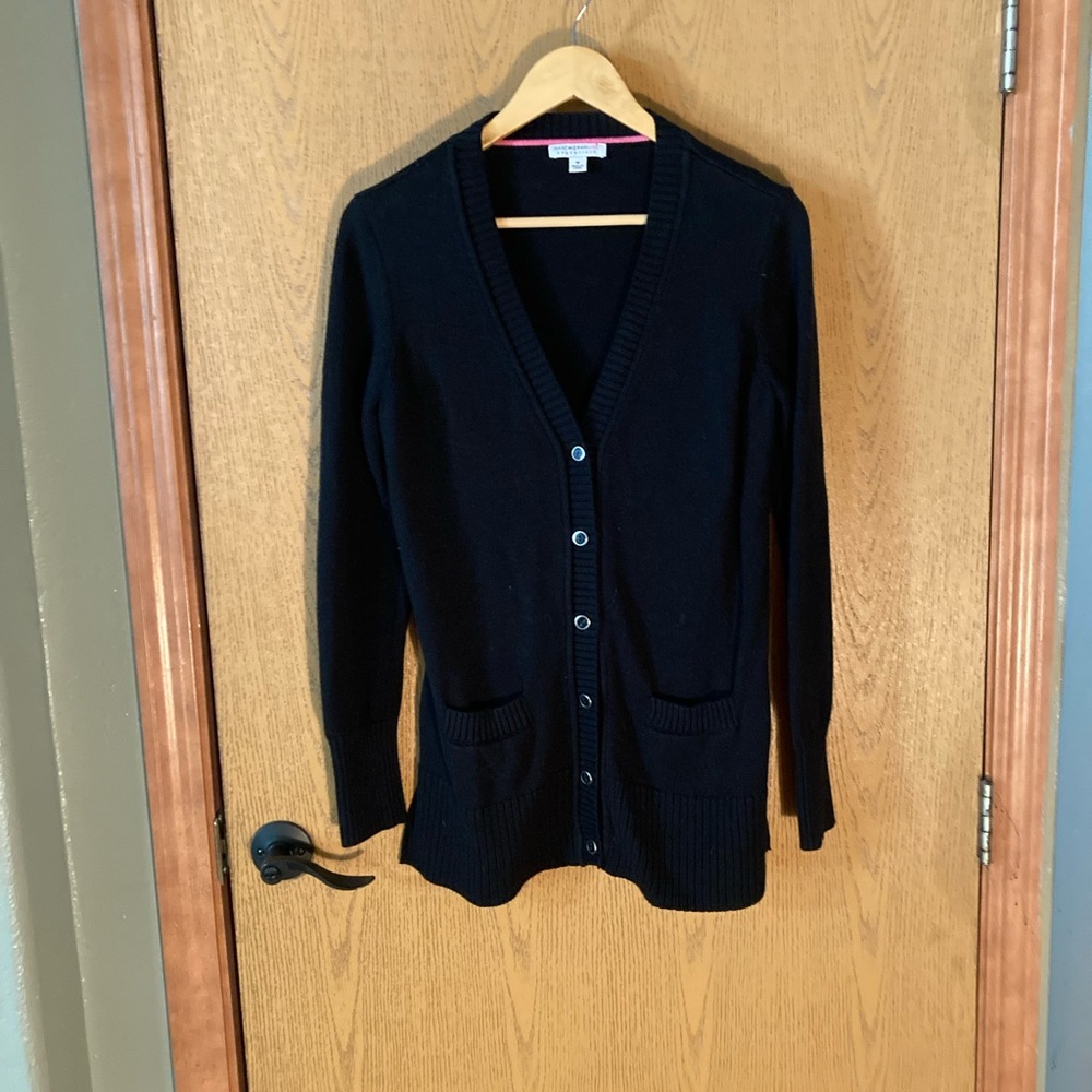 Cute black Isaac Mitzrahi cardigan size m